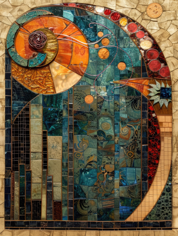 Stained Glass Window: A Bird in Flight