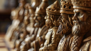 Majestic Wooden Statues