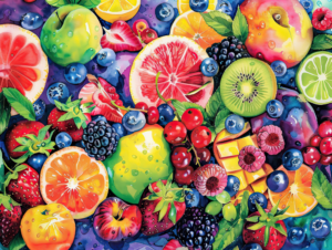 A Playful and Colorful Celebration of Nature's Bounty