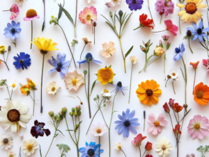 Collection of Colorful Flowers and Plants: A Visual Delight