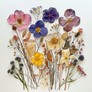 Pressed Flowers: A Delightful Display of Nature's Beauty