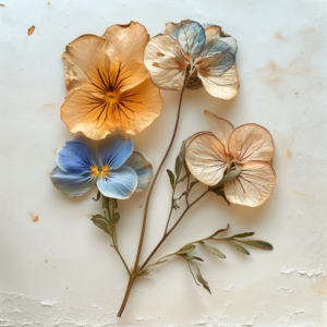 Pressed Flowers: A Colorful and Organic Display